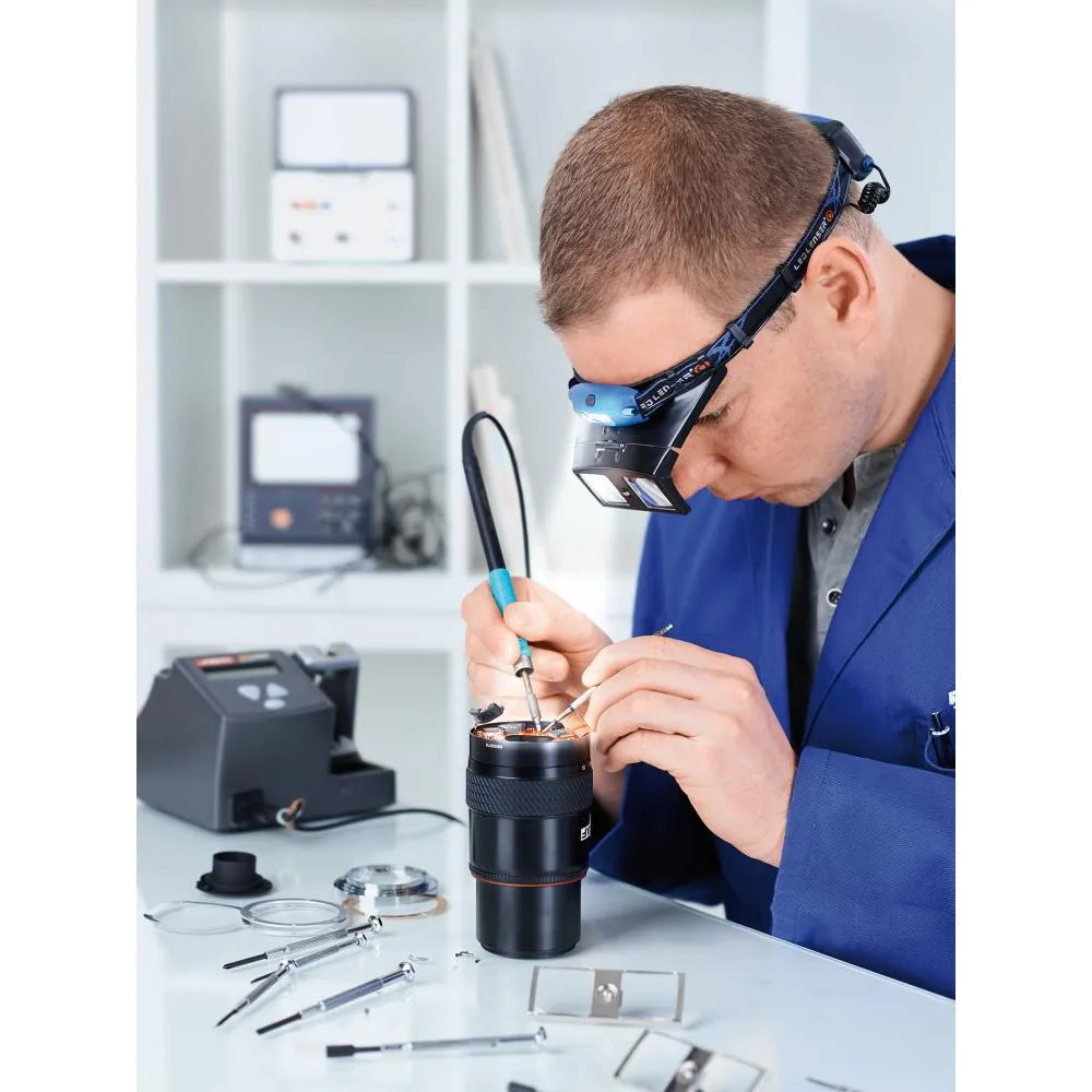 SCHWEIZER Kopfbandlupe Tech-Line BINO-LED Produktbild img2 L