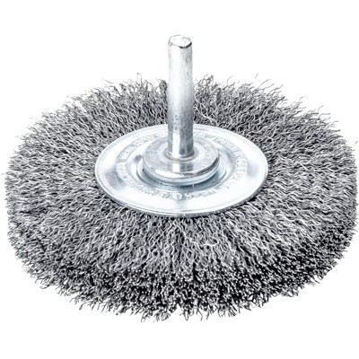 Produktbild von LESSMANN® - Schaft-Rundbürste ø70mm, Stahldraht gewellt ø0,3mm