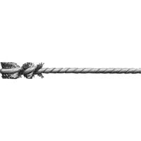 Produktbild von LESSMANN® - Mikro-Rohrbürste Inox Ø20x25/90mm, S3,8mm