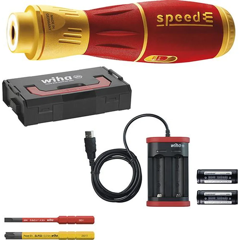 Wiha Akku-Schraubendreher-Satz SpeedE II Produktbild img1 L