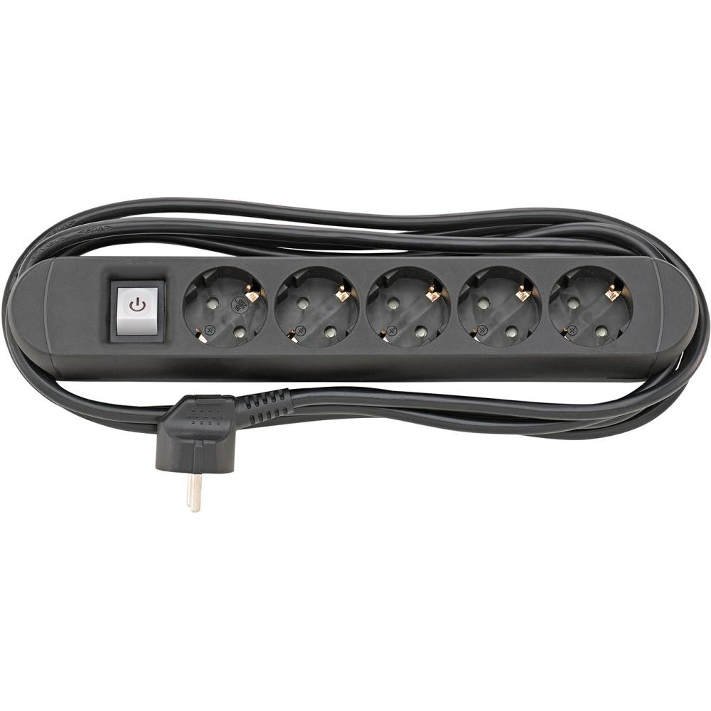 FORTIS Steckdosenleiste 5fach H05VV-F3G1,5 3m magnetisch Produktbild img2 L
