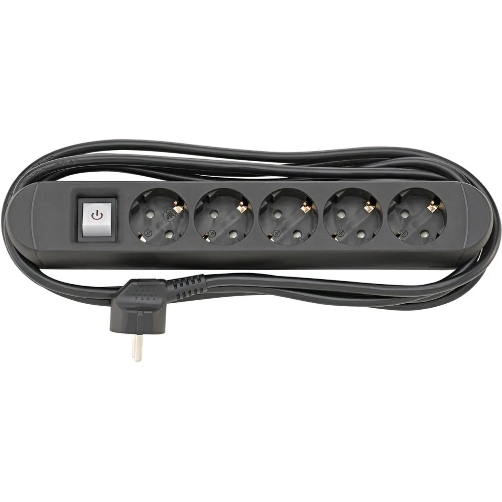 FORTIS Steckdosenleiste 5fach H05VV-F3G1,5 3m magnetisch Produktbild img2 L