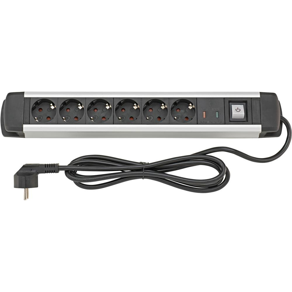 FORTIS Steckdosenleiste 6-fach H05VV-F3G1,5 1,6m Produktbild img2 L