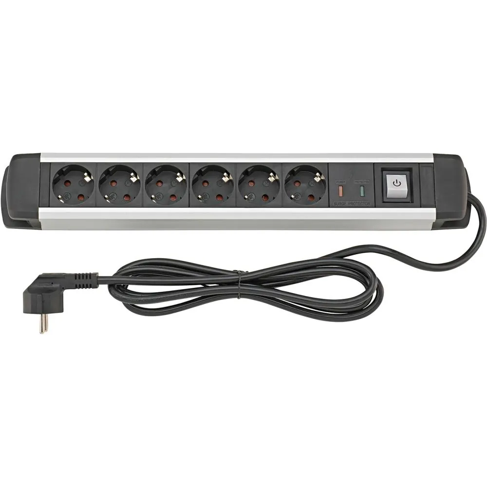 FORTIS Steckdosenleiste 6-fach H05VV-F3G1,5 1,6m Produktbild img2 L