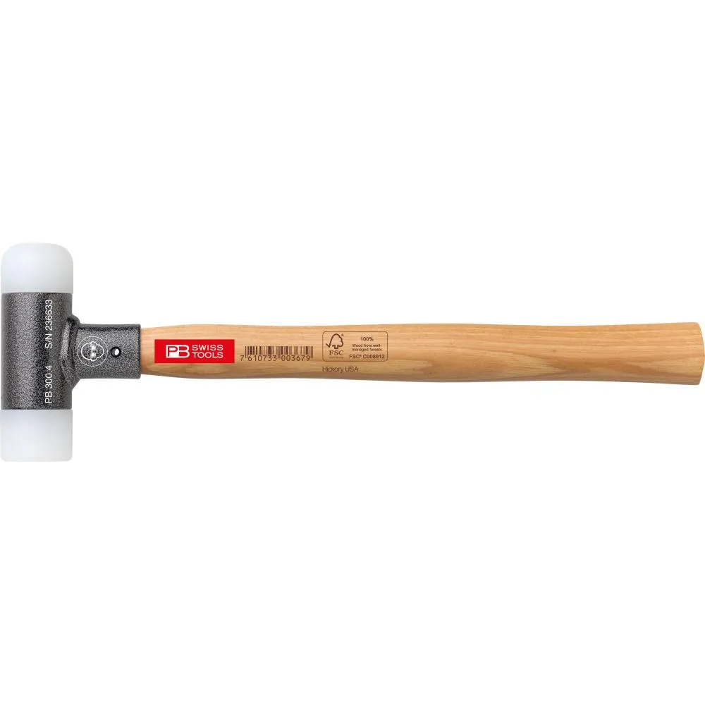 PB Swiss Tools Schonhammer PB 300 mit Holzstiel, rückschlagfrei Produktbild img1 L