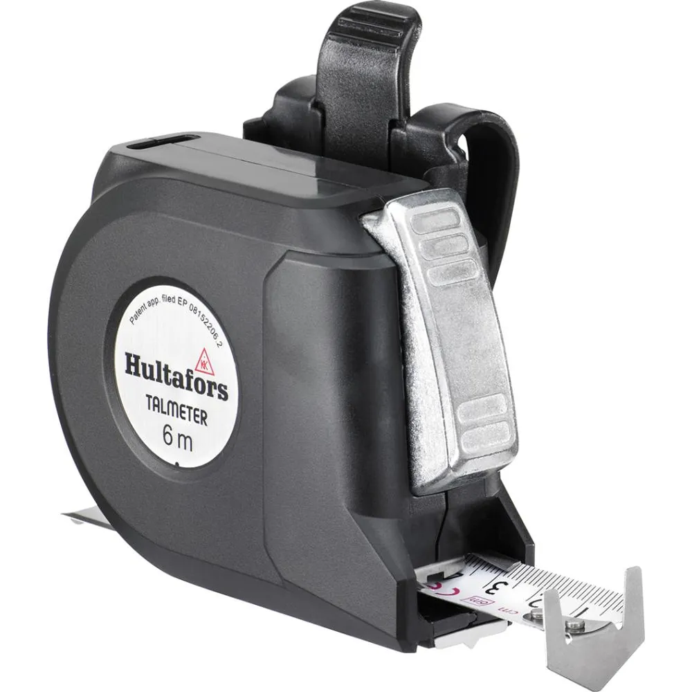 Hultafors Taschenbandmaß Talmeter 6m x 25mm weiß Produktbild img1 L