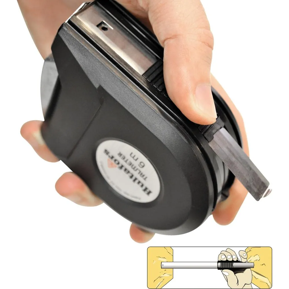 Hultafors Taschenbandmaß Talmeter 6m x 25mm weiß Produktbild img5 L