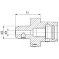 Produktbild von HAIMER® - Spannfutter CAPTO C6 D25 80mm