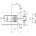 Produktbild von GÜHRING® - Hydrodehnspannfutter DIN 69893A HSK-A63 20x80mm schwer