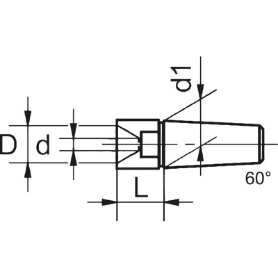 Produktbild von Conzella® - Auswechselbare Spitze 12mm Hohlkörner