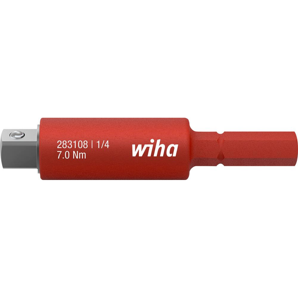 Wiha® VDE-Steckschlüsseladapter für Drehmomentschraubendreher Produktbild img1 L