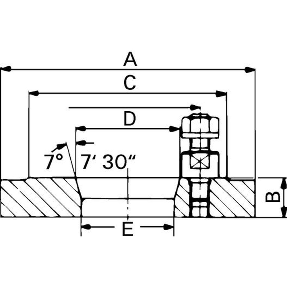 RÖHM Stahlflansch DIN 55029 KK8, ø400mm Produktbild img2 L
