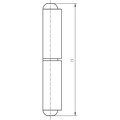 Produktbild von SIMONSWERK - Anschweißband KO 50 100,2tlg,100x10x3,Edelstahl matt