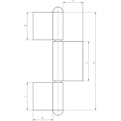 Produktbild von SIMONSWERK - Anschweißband KO 8,3tlg,180x14x4 blank