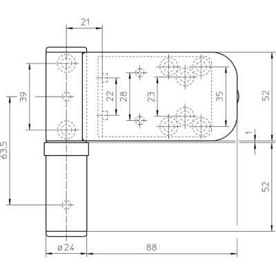 Produktbild von SIMONSWERK - Aufschraubband SIKU® 3D K 3030,15-19,verkehrsweiß,RAL 9016