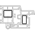 Produktbild von SIMONSWERK - FT-Aufschraubband, SIKU® K 3282 WF, für Kippflügel, braun-H9 besch