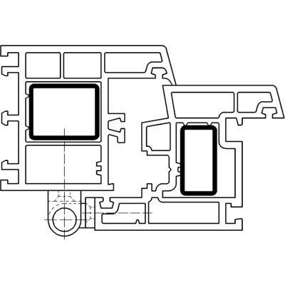 Produktbild von SIMONSWERK - FT-Aufschraubband, SIKU® K 3282 WF, für Kippflügel, braun-H9 besch