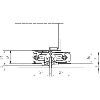 Produktbild von SIMONSWERK - Türband TECTUS TE 240 3D,DL-R,F1