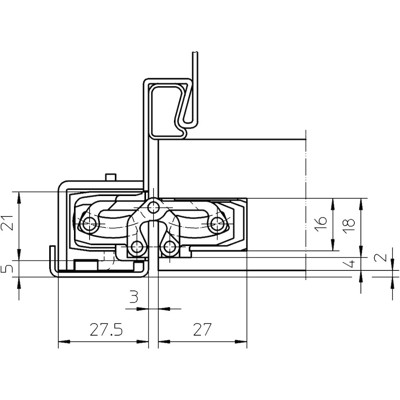 Produktbild von SIMONSWERK - Türband TECTUS TE 240 3D,DL-R,F1