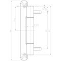 Produktbild von SIMONSWERK - Objektband VARIANT VN 3737/160 Compact,Ø22,5,edelstahl matt