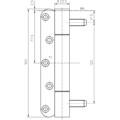 Produktbild von SIMONSWERK - Objektband VARIANT VN 3738/160,Ø22,5,edelstahl matt