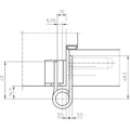 Produktbild von SIMONSWERK - Objektband VARIANT VX 7729/160,Ø22,5,edelstahl matt