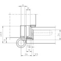 Produktbild von SIMONSWERK - Objektband VARIANT VX 7939/160,Ø22,5,edelstahl matt