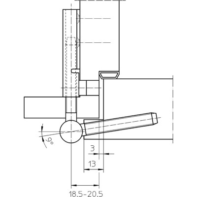 Produktbild von SIMONSWERK - Flügelteil VARIANT V 0020,2-tlg.Band, verzinkt