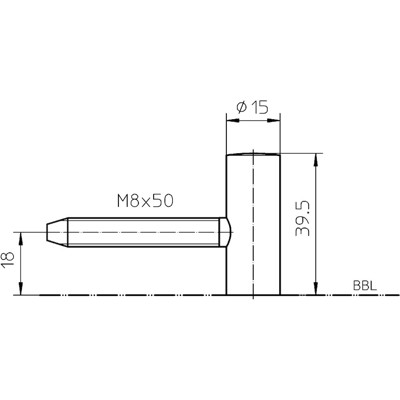 Produktbild von SIMONSWERK - Flügelteil VARIANT V 0020,2-tlg.Band, verzinkt