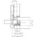 Produktbild von SIMONSWERK - Flügelteil VARIANT V 0037 WF FD,3-tlg.Band, vernickelt