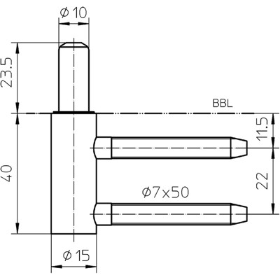 Produktbild von SIMONSWERK - Rahmenteil VARIANT V 3400 WF,DL-R, vernickelt