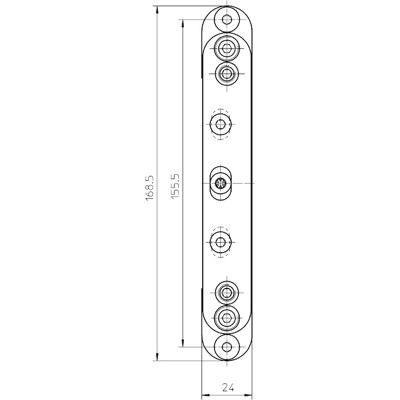 Produktbild von SIMONSWERK - Aufnahmeelement VARIANT VX 2501 3D N verzinkt