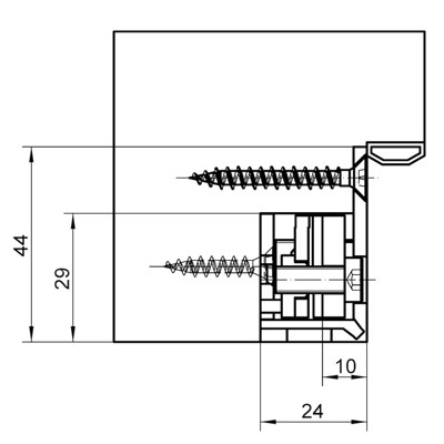 Produktbild von SIMONSWERK - Abdeckwinkel VARIANT VX 2570 KK N,ktg/ktg,edelstahl matt