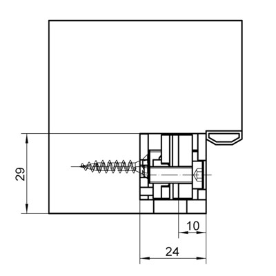 Produktbild von SIMONSWERK - Aufnahmeelement VARIANT VX 2501 3D N verzinkt