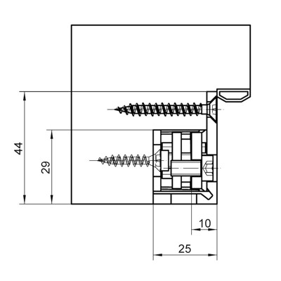 Produktbild von SIMONSWERK - Aufnahmeelement VARIANT VX 7531 3D verzinkt