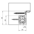 Produktbild von SIMONSWERK - Aufnahmeelement VARIANT VX 7531 3D verzinkt