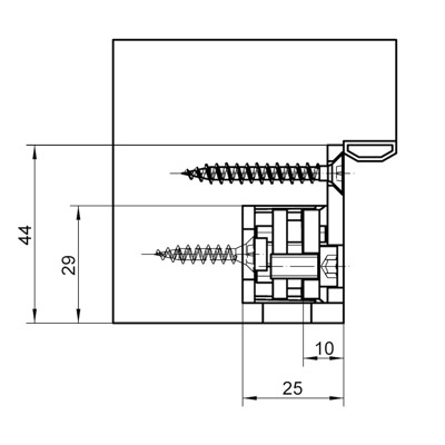 Produktbild von SIMONSWERK - Aufnahmeelement VARIANT VX 7531 3D verzinkt