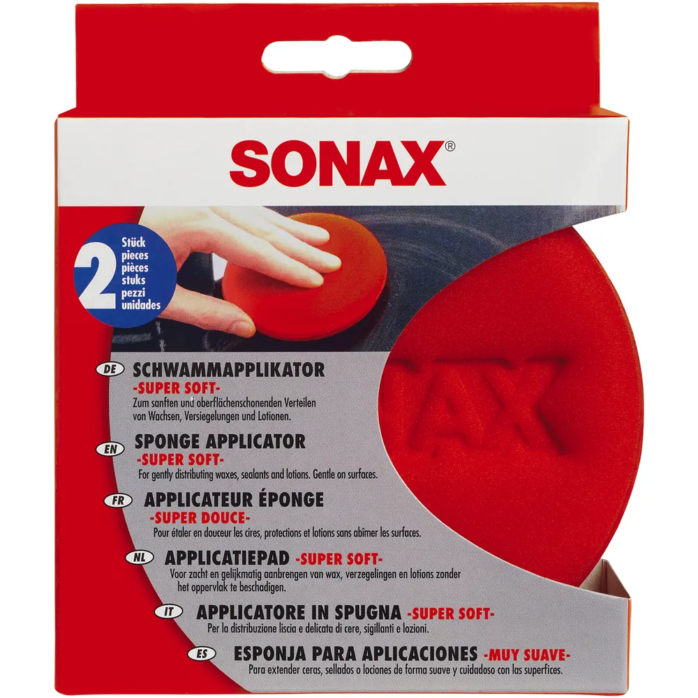SONAX Schwamm-Applikator -Super Soft, 2 Stück Produktbild img1 L