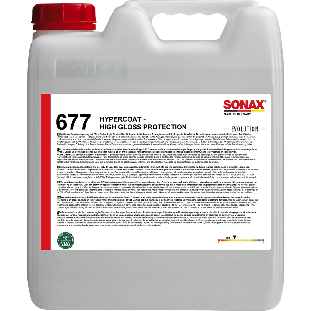 SONAX Hypercoat - High Gloss Protection -EVOLUTION- 10 l Produktbild img1 L