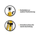 Produktbild von STABILA® - Kurbelsäulen-Baustativ BST-K-M, 69 - 170cm