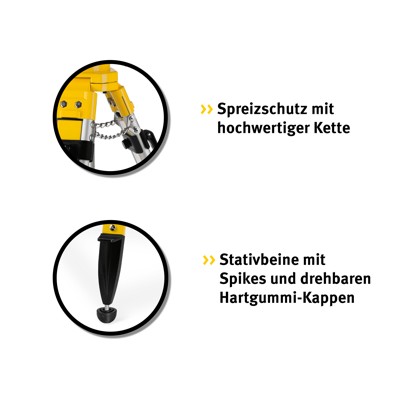 Produktbild von STABILA® - Kurbelsäulen-Baustativ BST-K-M, 69 - 170cm