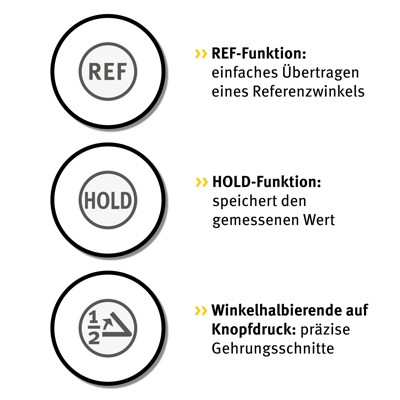 Produktbild von STABILA® - Elektronik-Winkelmesser Tech 700 DA, 45cm