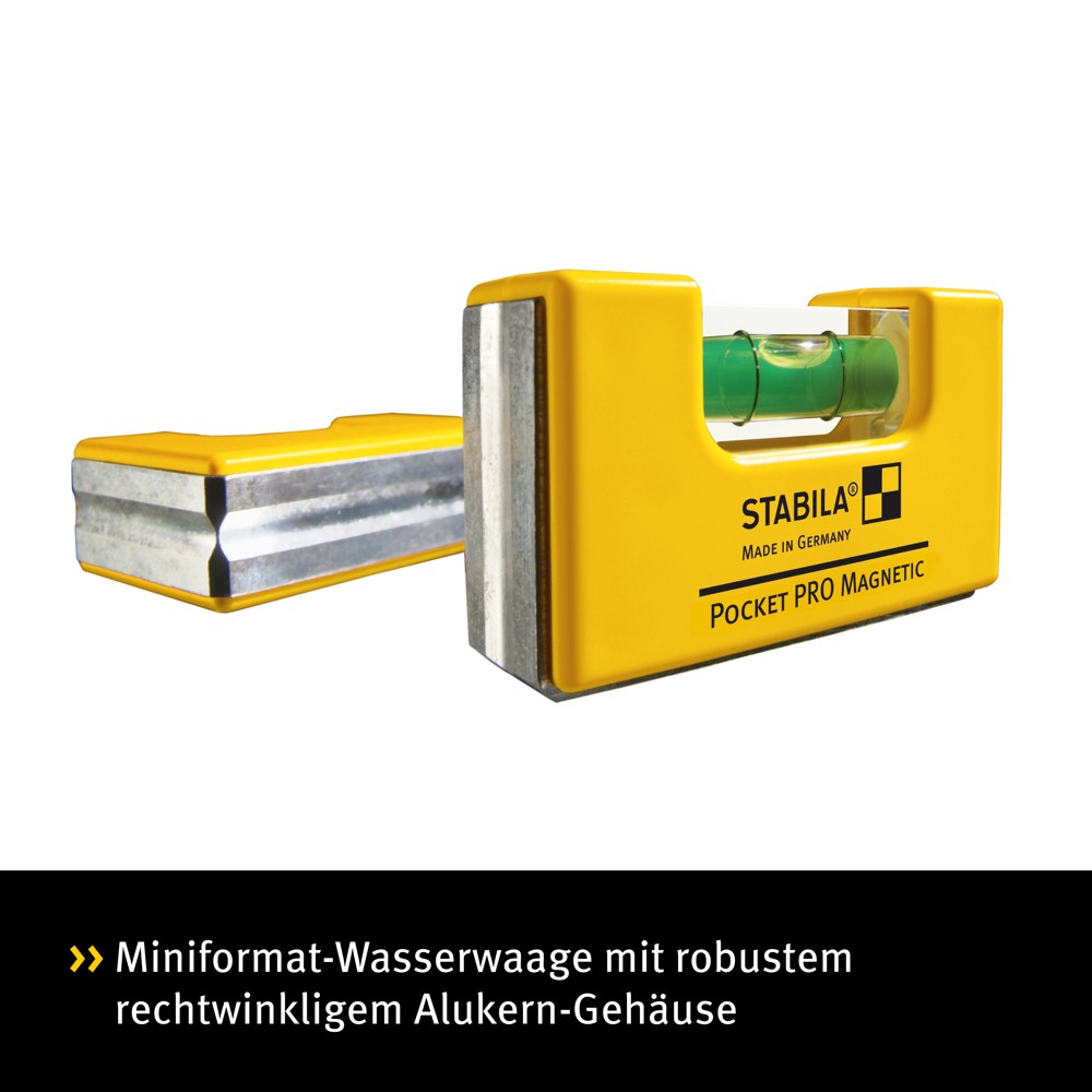 STABILA Magnet-Wasserwaage Pocket PRO 7cm Produktbild img2 L