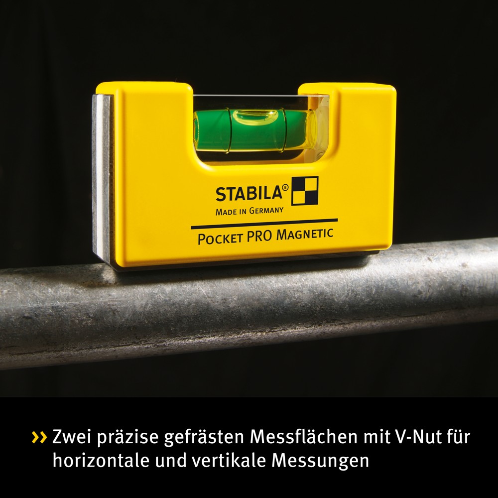 STABILA Magnet-Wasserwaage Pocket PRO 7cm Produktbild img4 L