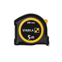 STABILA Taschenbandmaß BM 100, 5 m, metrische 1000er-Skala Produktbild