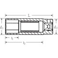 Produktbild von STAHLWILLE® - 3/8" (10mm) Zündkerzen-Steckschlüsseleinsatz SW.18-11/16" L.65mm