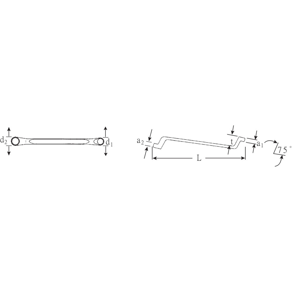 STAHLWILLE Doppelringschlüssel SW.3/4 x 7/8" L.300mm Produktbild img2 L