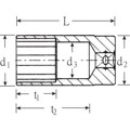 Produktbild von STAHLWILLE® - 3/8" (10mm) Steckschlüsseleinsatz SW.5/16" L.32mm