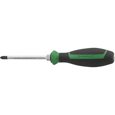 Produktbild von STAHLWILLE® - Kreuzschlitzschraubendreher|DRALL + PZ Größe Klingen-L.100mm