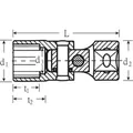 STAHLWILLE Gelenk-Steckschlüsseleinsatz 47 3/8" 12-kant Produktbild img1 S
